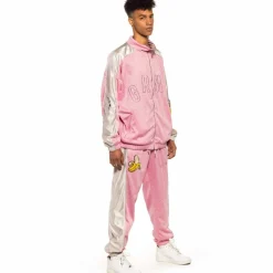 Grimey Track Jacket Jungle Punch - Pink | Spring 22 Store