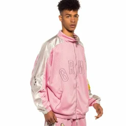 Grimey Track Jacket Jungle Punch - Pink | Spring 22 Store