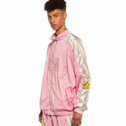 Grimey Track Jacket Jungle Punch - Pink | Spring 22 Store