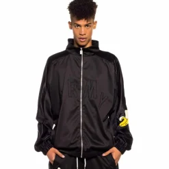 Grimey Track Jacket Jungle Punch - Black | Spring 22 Flash Sale