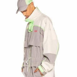 Grimey Track Jacket Rope A Dope Ss20 Grey New