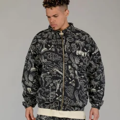 Grimey Track Jacket The Toughest Black | Spring 23 Sale