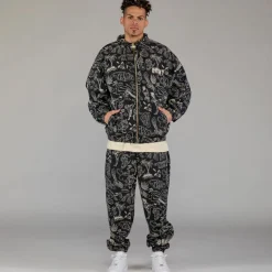 Grimey Track Jacket The Toughest Black | Spring 23 Sale