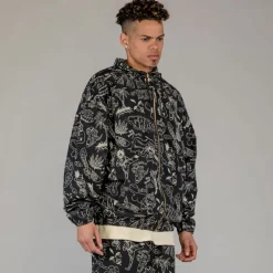 Grimey Track Jacket The Toughest Black | Spring 23 Sale