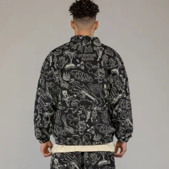 Grimey Track Jacket The Toughest Black | Spring 23 Sale