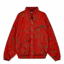 Grimey Track Jacket The Toughest Satin Red | Spring 23 Cheap