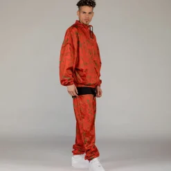 Grimey Track Jacket The Toughest Satin Red | Spring 23 Cheap