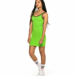 Grimey Vestido Chica Ultimate Summer Dress Ss19 Lime Outlet
