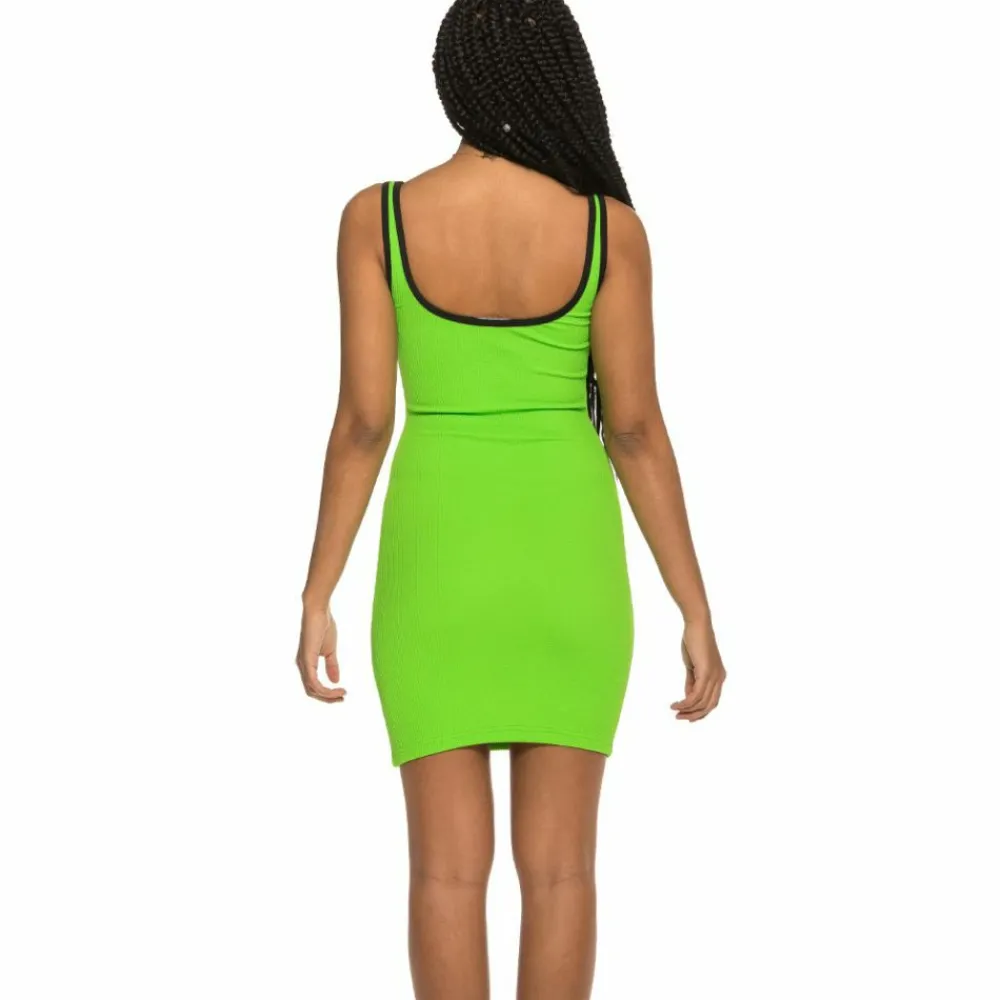 Grimey Vestido Chica Ultimate Summer Dress Ss19 Lime Outlet